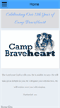 Mobile Screenshot of campbraveheart.com